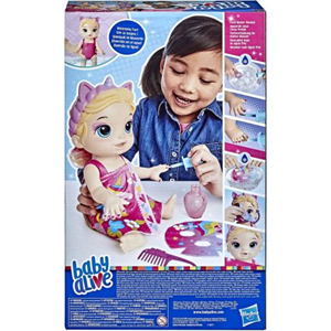 عروسک بیبی الایو مدل Baby Alive Glam Spa Baby -اسباب بازی